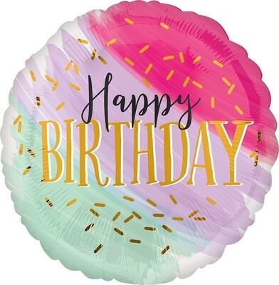 Foil Balloon-Happy Birthday/18in