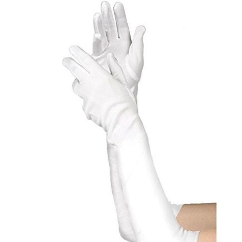 Long Gloves- White