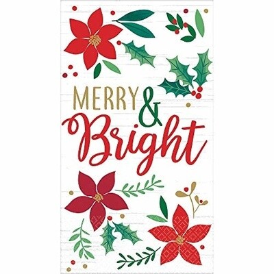 Guest Towel Christmas Wishes (16PK)