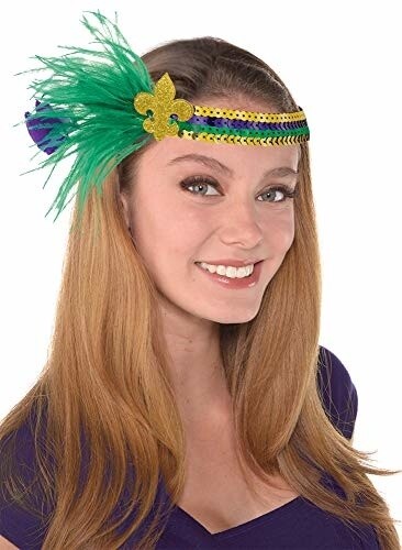 Headband- Mardi Gras