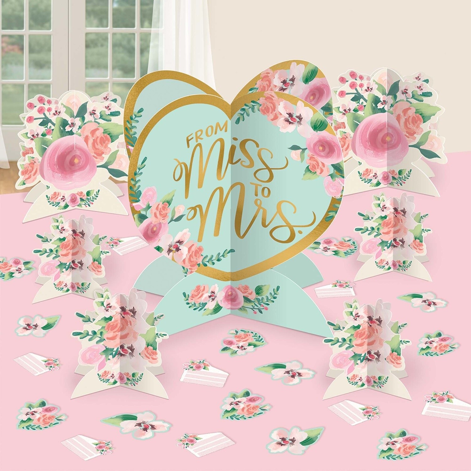 Table Decorating Kit- Mint To Be- 7pcs