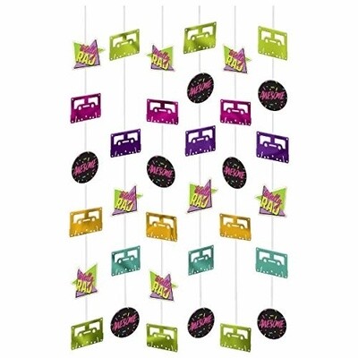 String Decorations-Awesome Party-6pk