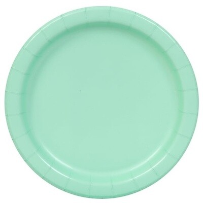 Luncheon Paper Plates-Cool Mint-20pk-9&quot;