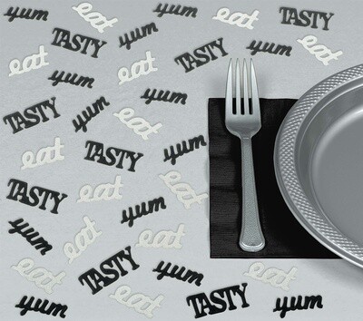 Table Scatters- Glitter-Eat and Enjoy-48pcs