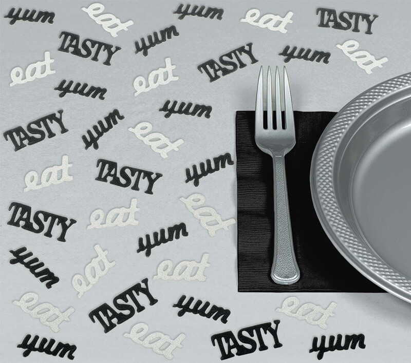 Table Scatters- Glitter-Eat and Enjoy-48pcs