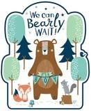 Cutouts-Bear-ly Wait-12pcs