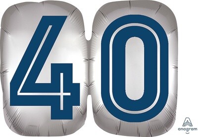 Foil Balloon-40th Birthday-Happy Birthday Man-25&quot;