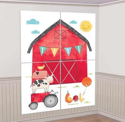 Scene Setter with Photo Props-Barnyard Birthday