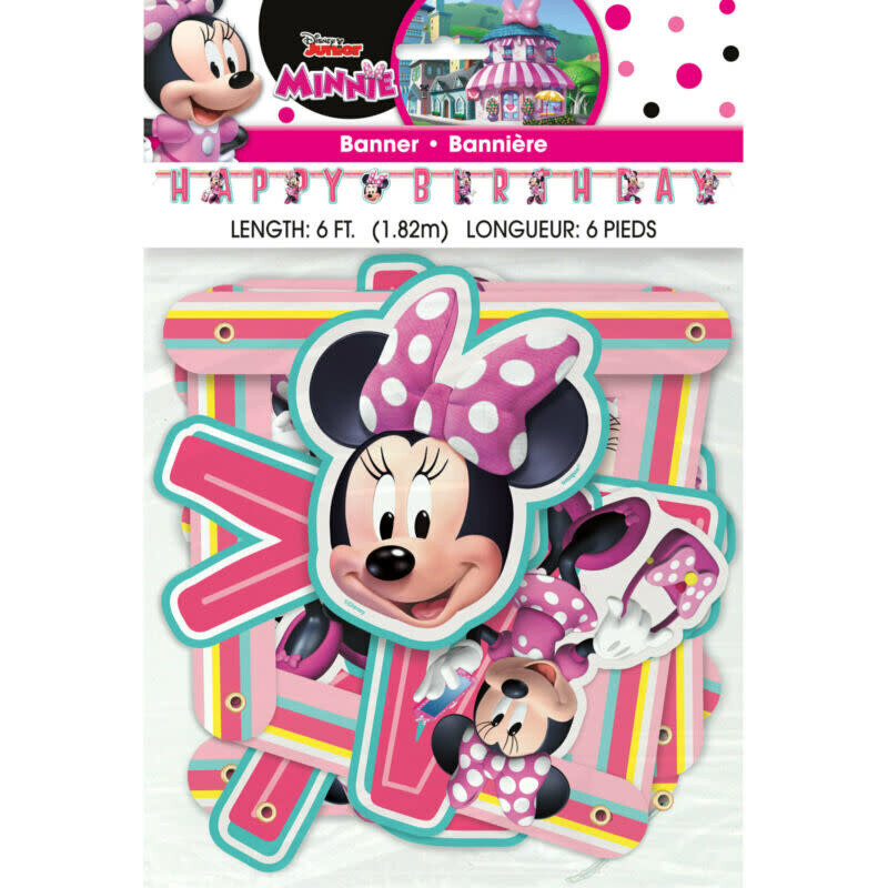 Jointed Banner-Disney Minnie Mouse-6ft