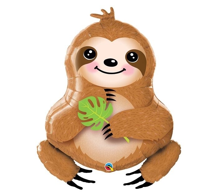 Foil Balloon-Supershape-Snacking Sloth