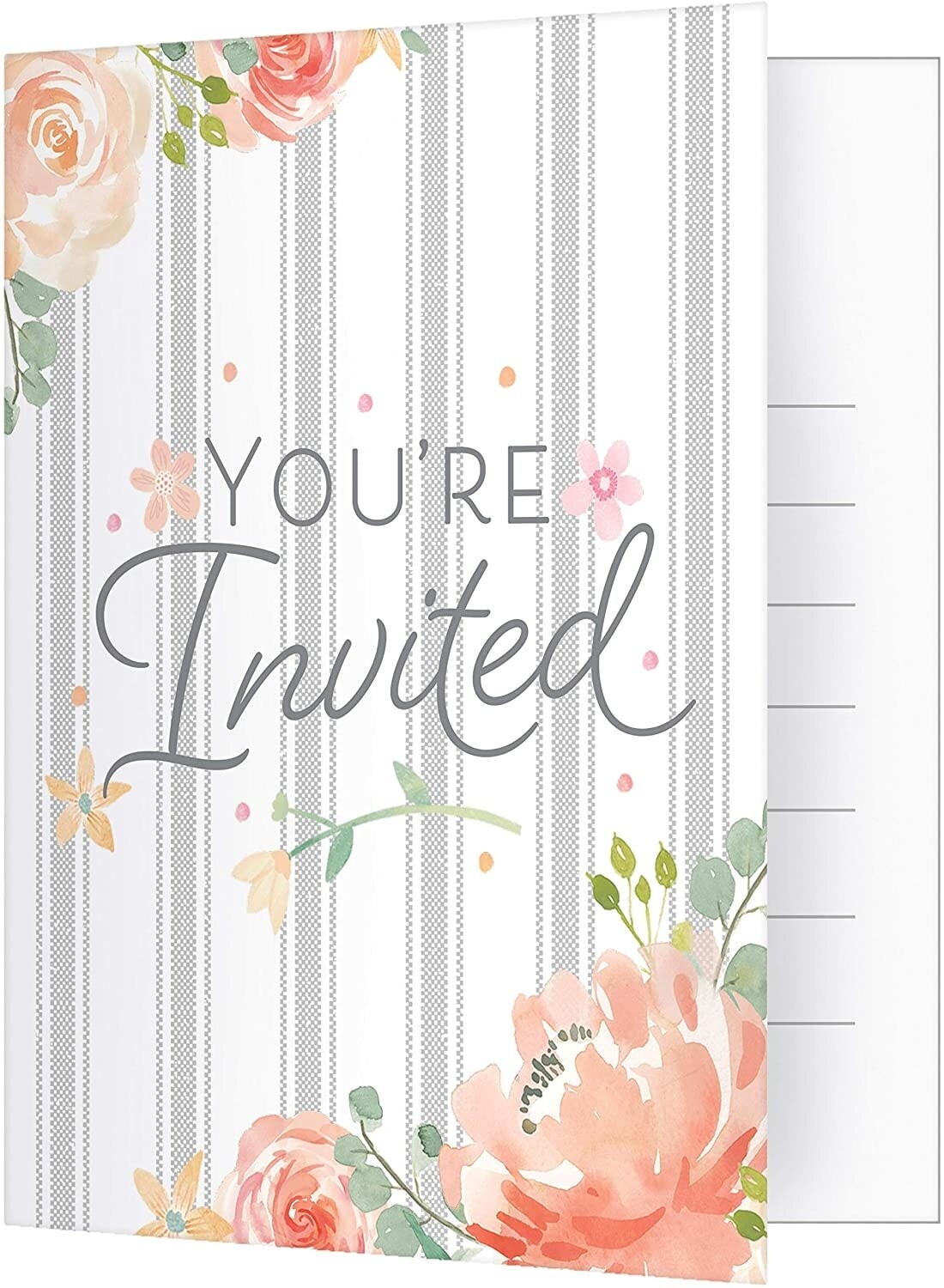 Invitations-Farmhouse Floral-8pk