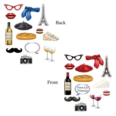 Photoprops-French Photo Fun Signs-14pcs