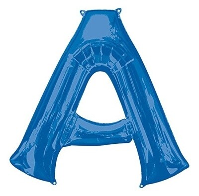 Foil Balloon-#A-Blue-34&quot;