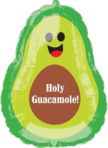 Foil Balloon-Avacado-Holy Guacamole!-27&quot;