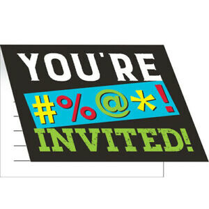 Invites - Age Humor/ 8 Count