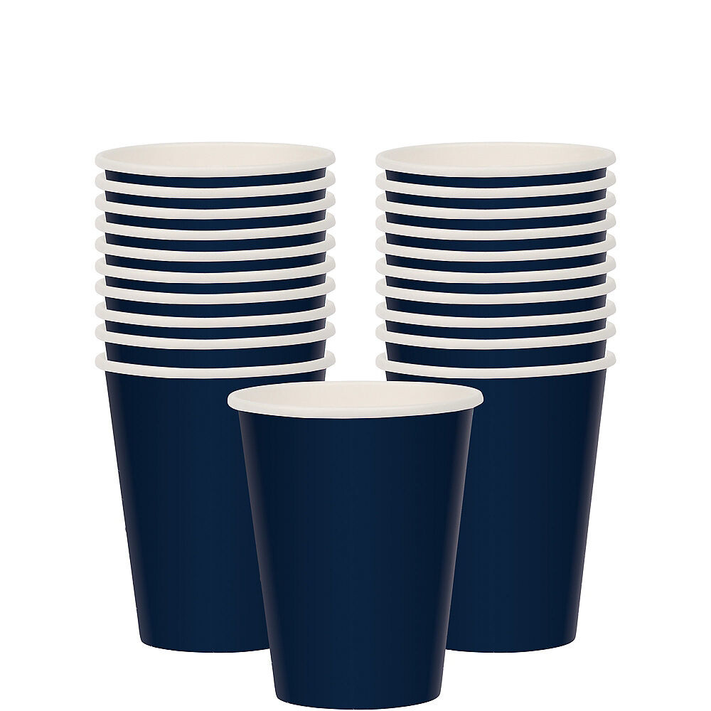 Cups-Paper-True Navy-20pk-9oz