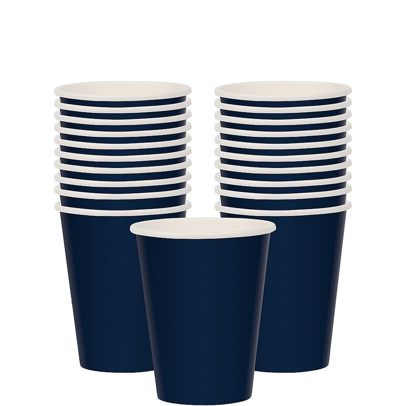 Cups-Paper-True Navy-20pk-9oz