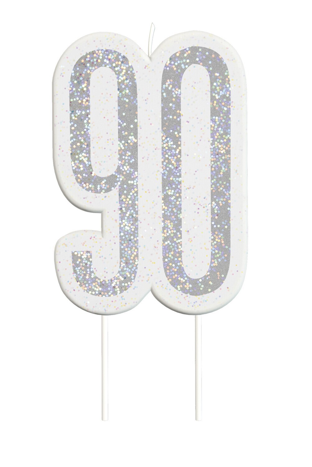 Candle-Glitter-90th Birthday