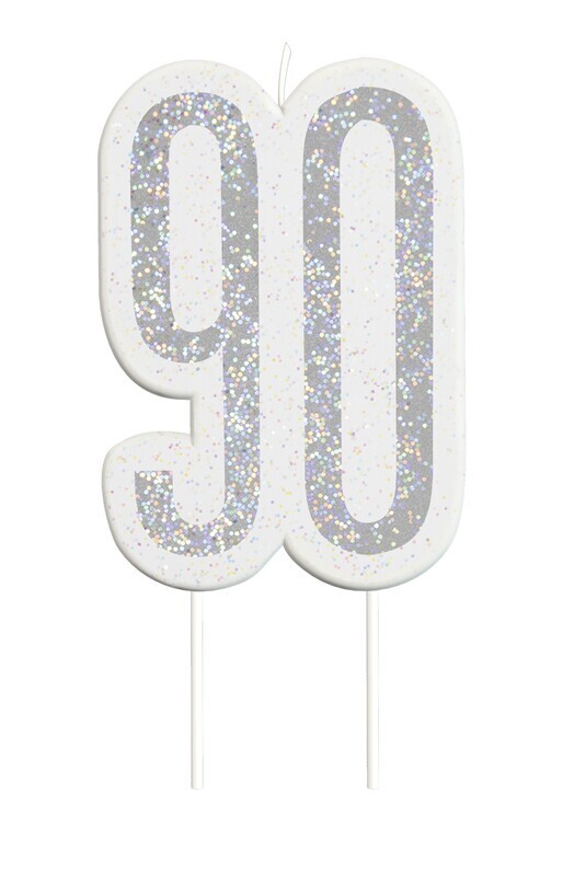 Candle-Glitter-90th Birthday