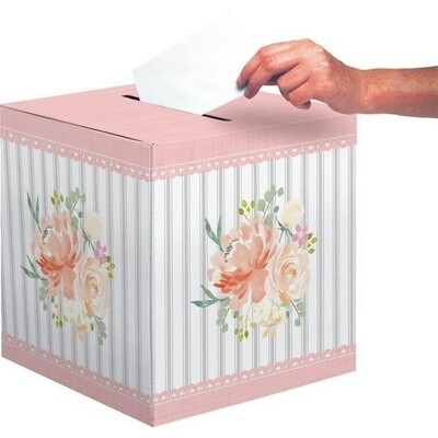 Card Box - Farm House Floral/ 12 x 12In / 1 Count