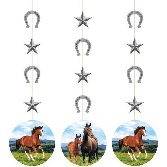 Cutouts - Hanging - Horse and Pony - 3pk