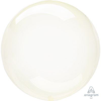 Foil Balloon-Orbz-Yellow-18&quot;
