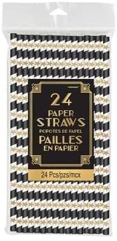 Straws-Black and white