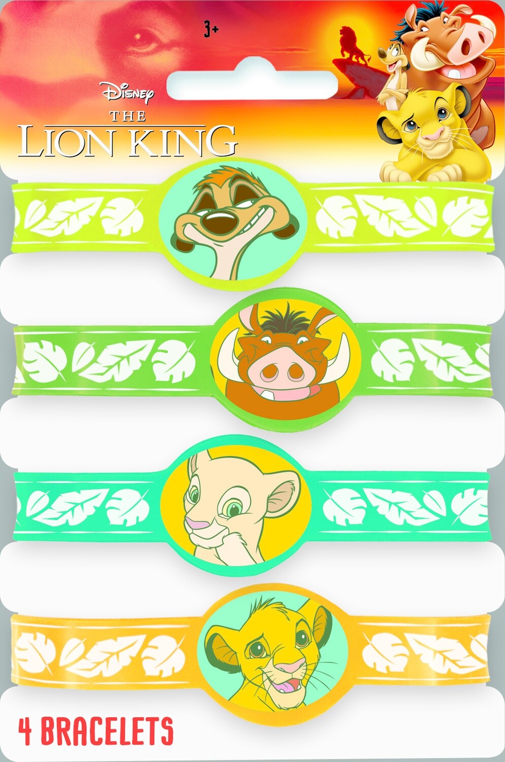 Bracelets-Lion King-4pk
