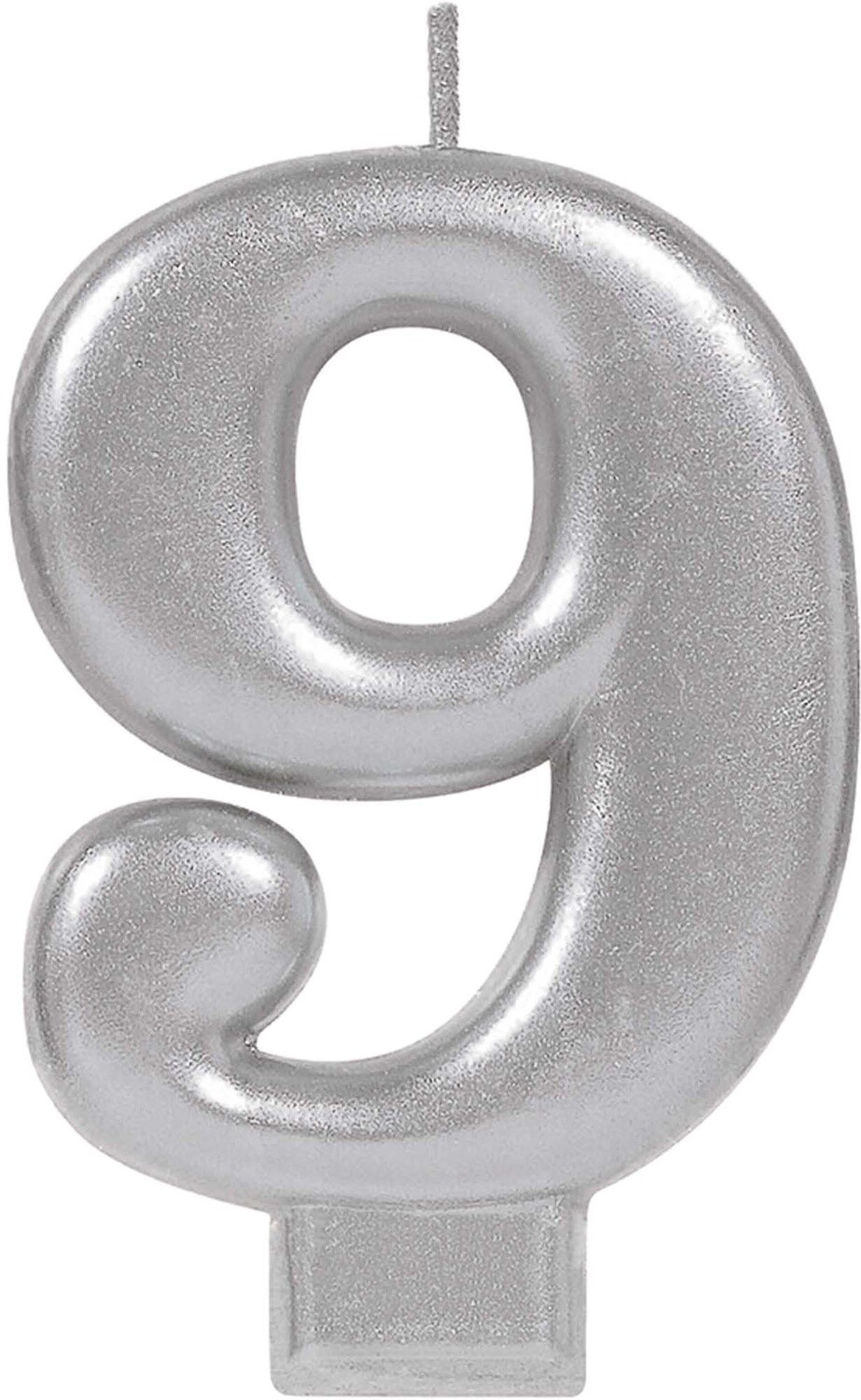 Candle- Silver- #9