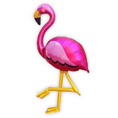 Foil Balloon - Airwalker - Fabulous Flamingo - 68&quot;