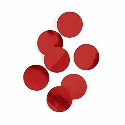 Confetti-Dots-Metallic Red-0.8oz-22g