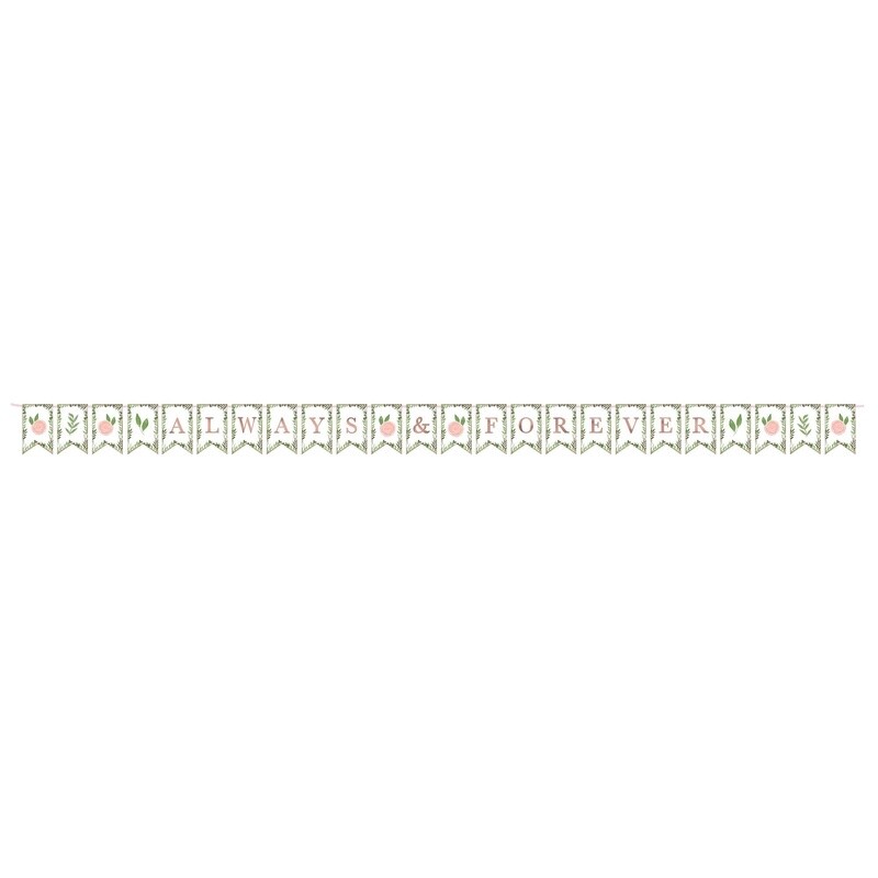 Pennant Banner- Love and Leaves- 24pcs