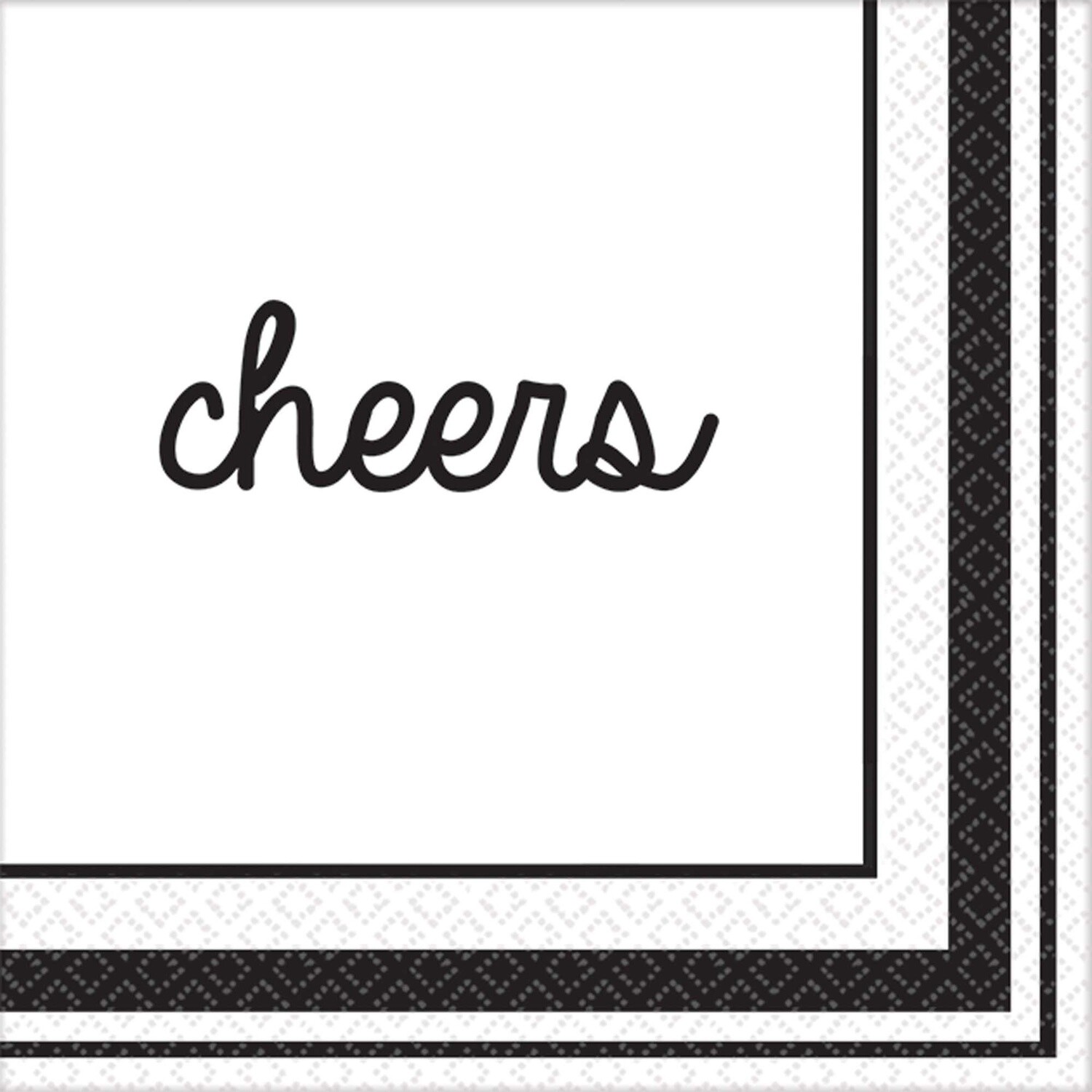 Beverage Napkins-Eat &amp; Enjoy-Cheers-16pk-2ply