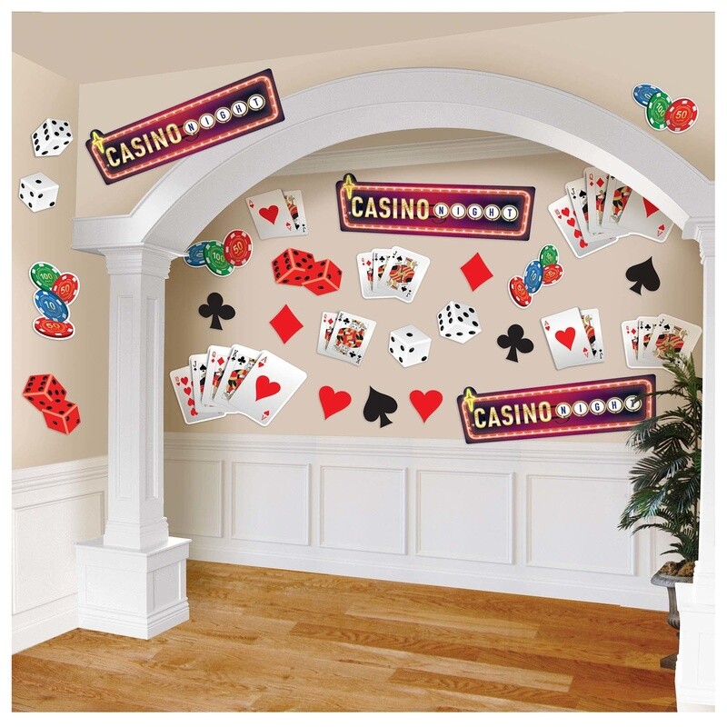 Cutouts-Roll Up The Dice-Casino Night-30pcs