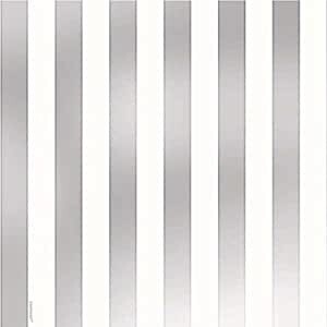 Gift Wrap-Silver and White Stripped-3.65m x 76cm