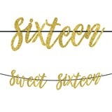 Letter Banner-Sweet Sixteen