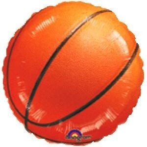 Foil Balloon - Basketball - 18&quot;