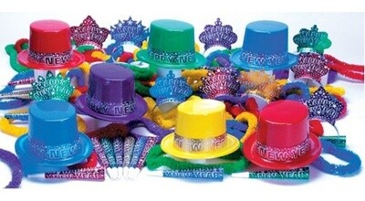 Party Kit-Happy New Year for 10-1pkg- Assortiment
