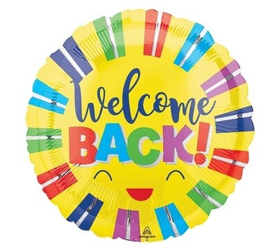 Foil Balloon - Welcome Back - 18&quot;