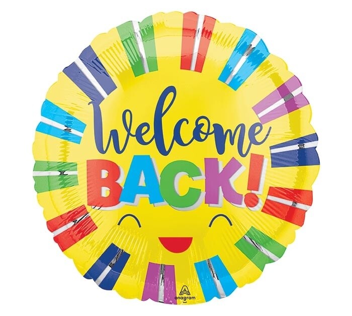 Foil Balloon - Welcome Back - 18&quot;