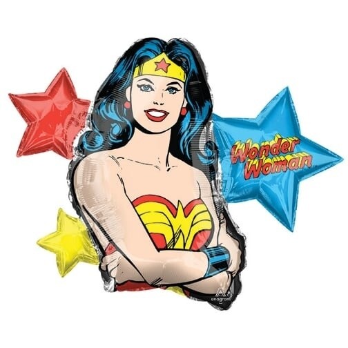 Foil Balloon-Supershape-Classic Wonder Woman