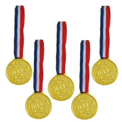 Party Favors-Winner's Medals-5pk