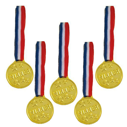 Party Favors-Winner&#39;s Medals-5pk