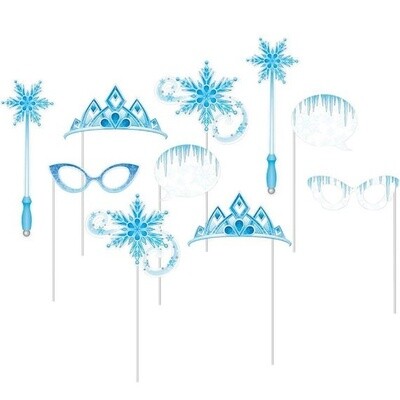 Photo Booth Props-Snow Princess-10pk