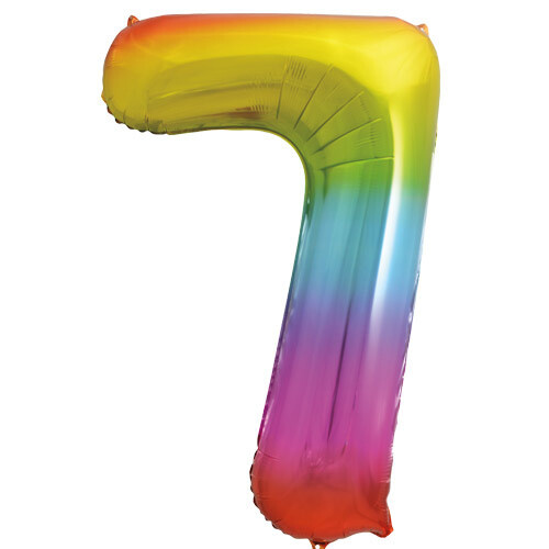 Foil Balloon - Rainbow #7 - 34&quot;