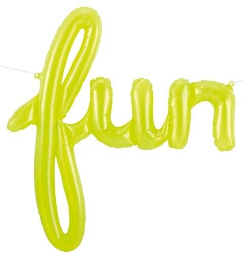 Air Filled Foil - Fun / Lime Green/ 27&quot;