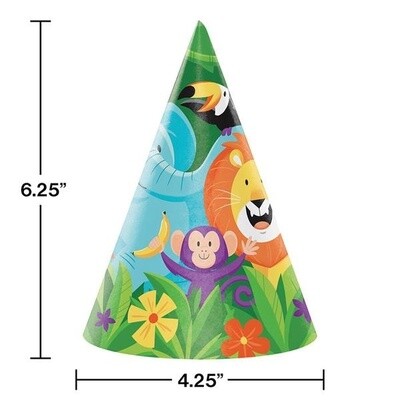 Hats-Jungle Safari-8pk
