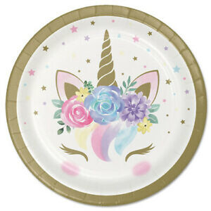 Beverage Plates- Unicorn