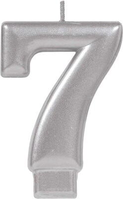 Candle- Silver- #7