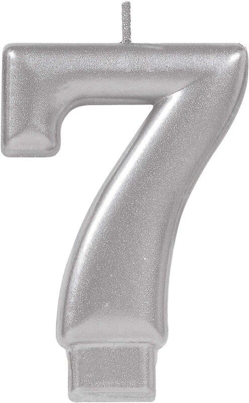 Candle- Silver- #7